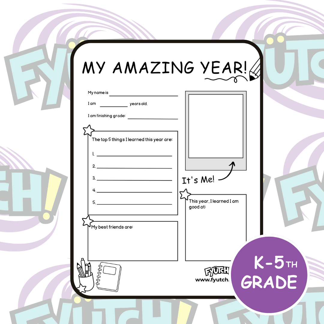 Year End Reflection| Grades K-5