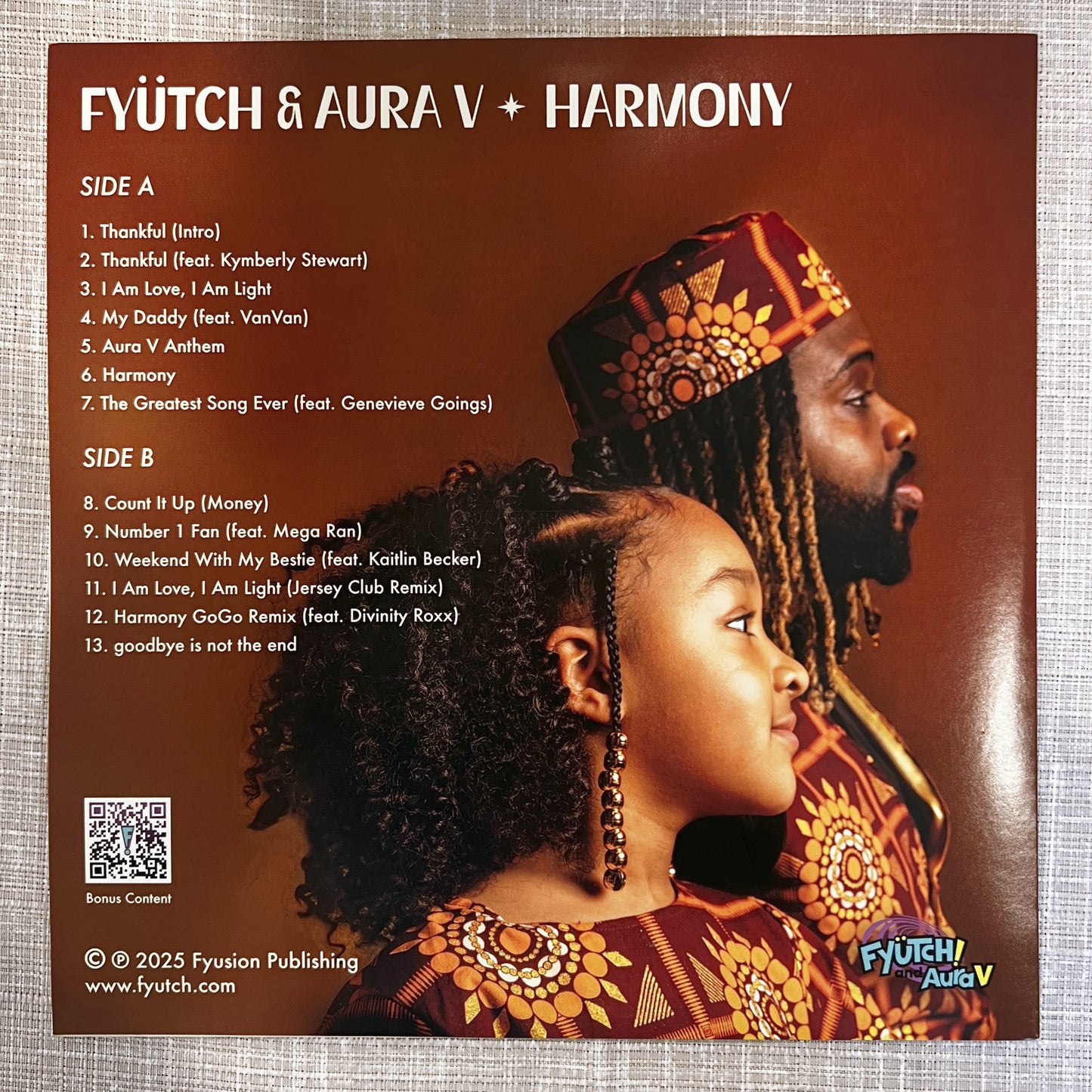 Fyütch & Aura V - Harmony 12" Vinyl Record