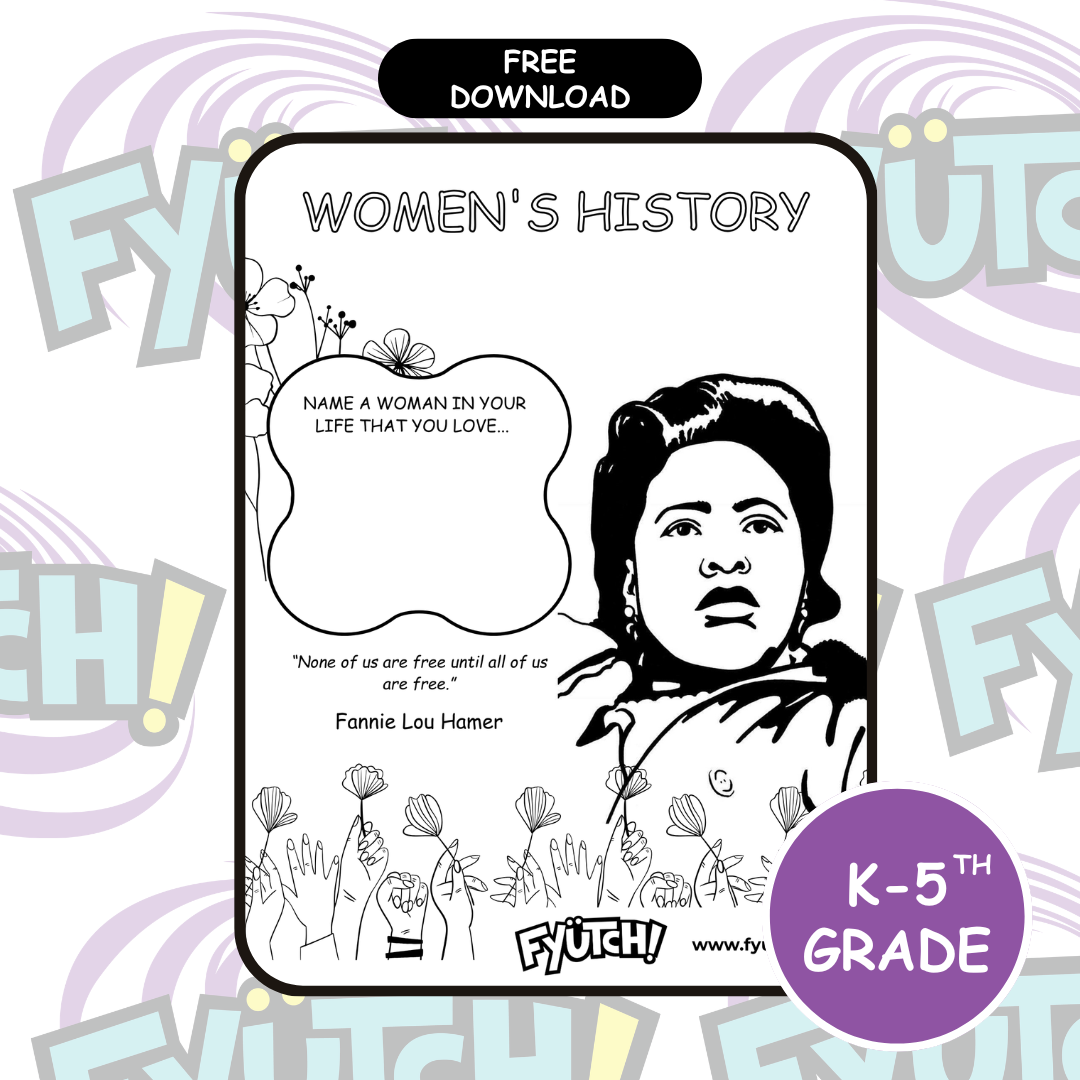 International Women’s Day Coloring Sheet | Grades K-5