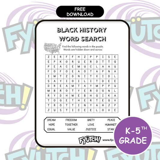 Black History Brain Boost: Crossword Fun! | Grades K-5