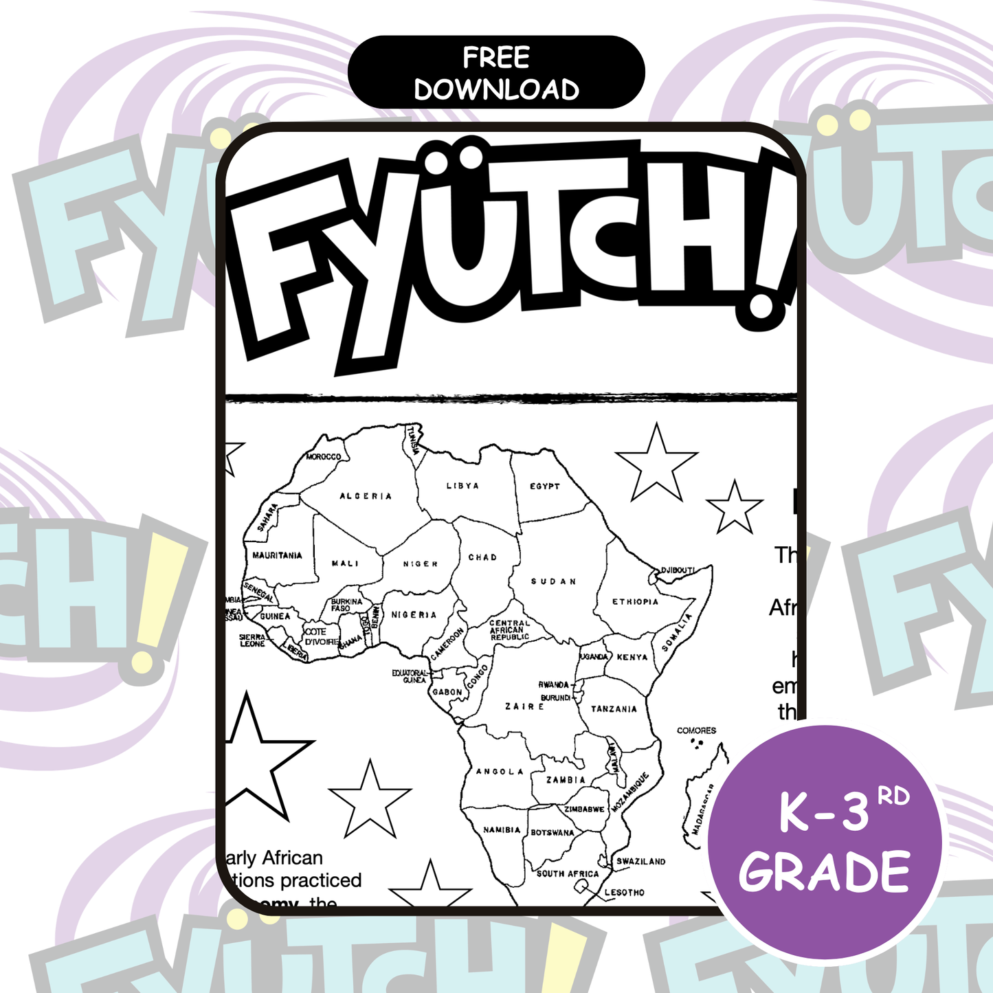 Free Coloring Page for Kids and Activity Sheet | Grades K-5
